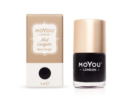 MoYou Razítkovací lak na nehty - Black Knight 9 ml