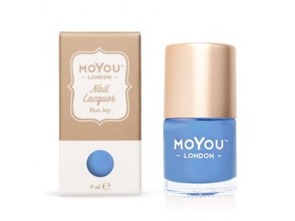 MoYou Razítkovací lak na nehty - Blue Jay 9 ml