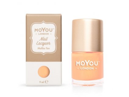 MoYou Razítkovací lak na nehty - Malibu Tan 9 ml