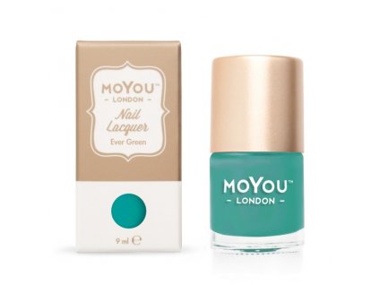 MoYou Razítkovací lak na nehty - Ever Green 9 ml