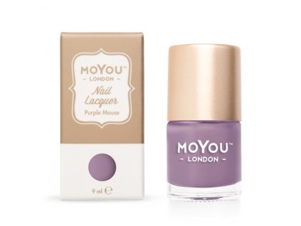 MoYou Razítkovací lak na nehty - Purple Mouse 9 ml