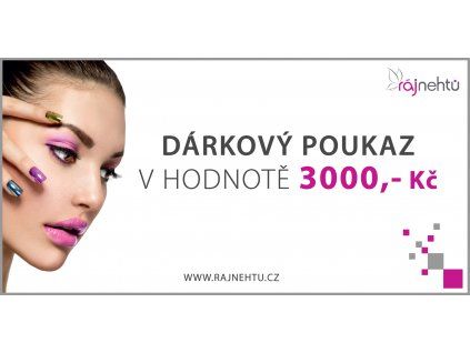 Dárkový poukaz 3000,- Kč