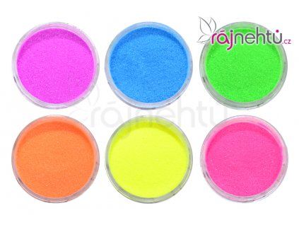 Zdobení na nehty GLITTER - NEON