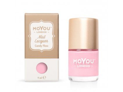 MoYou Razítkovací lak na nehty - Candy Floss 9 ml