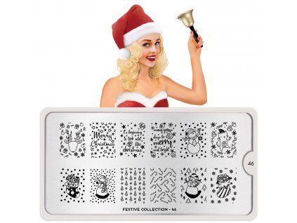 Image destička MoYou Festive 46