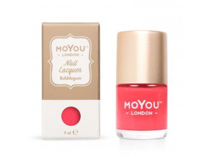 MoYou Razítkovací lak na nehty - Bubblegum 9 ml