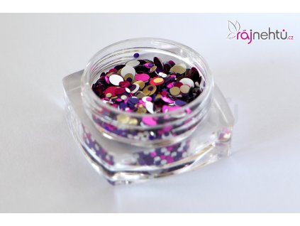 Zdobení na nehty mini pihy mix č.3