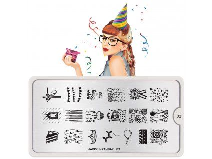 Image destička MoYou Happy Birthday 02