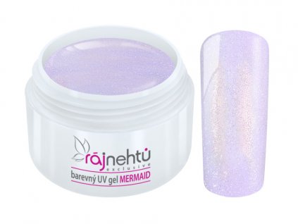 uv gel mermaid light violet svetle fialovy