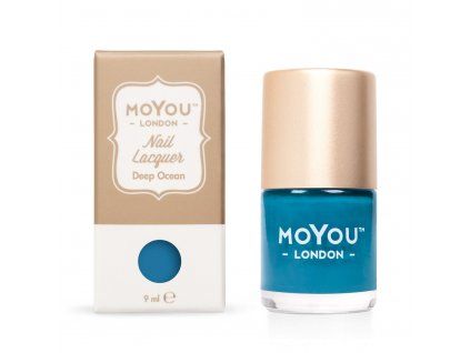 MoYou Razítkovací lak na nehty - Deep Ocean 9 ml