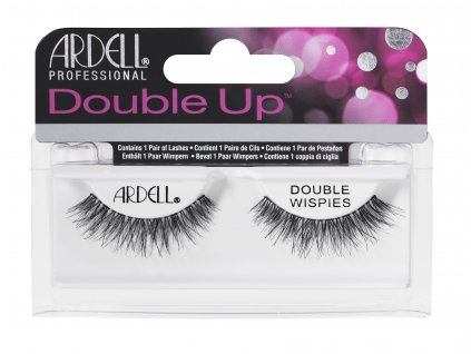 Ardell DoubleUp DoubleWispies Lash Clamshell On HangCard flat HR