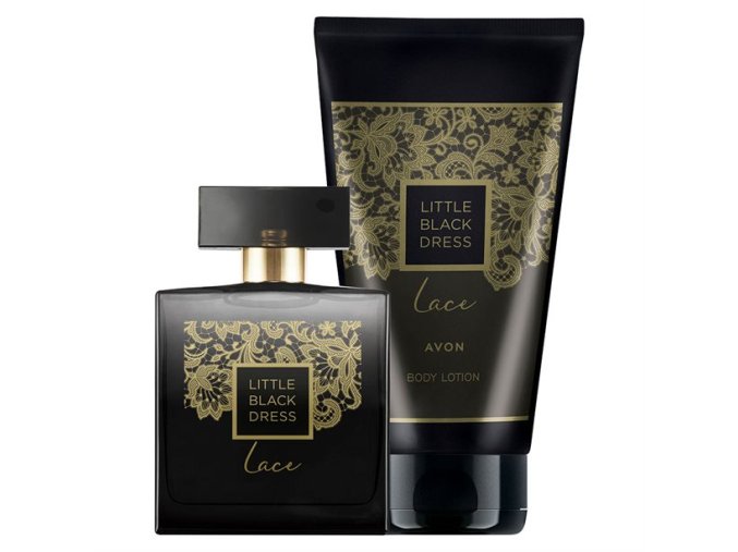 AVON Little Black Dress Lace EDP 50ml + tělové mléko