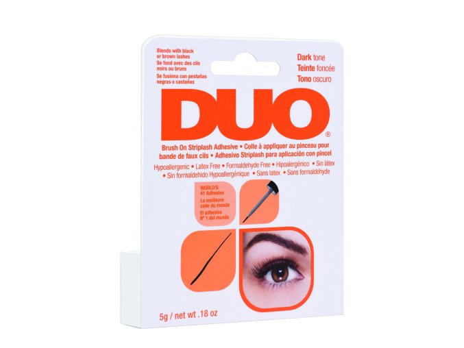 56896 DUO Brush On Adhesive Dark 0.5oz Unit Carton HR