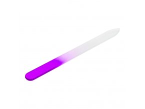pilník skleněný fialový