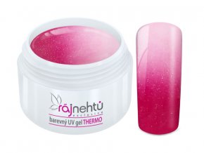 uv gel thermo magenta white metal