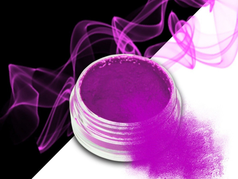 Levně Ráj nehtů Smoke pigment - Neon Purple