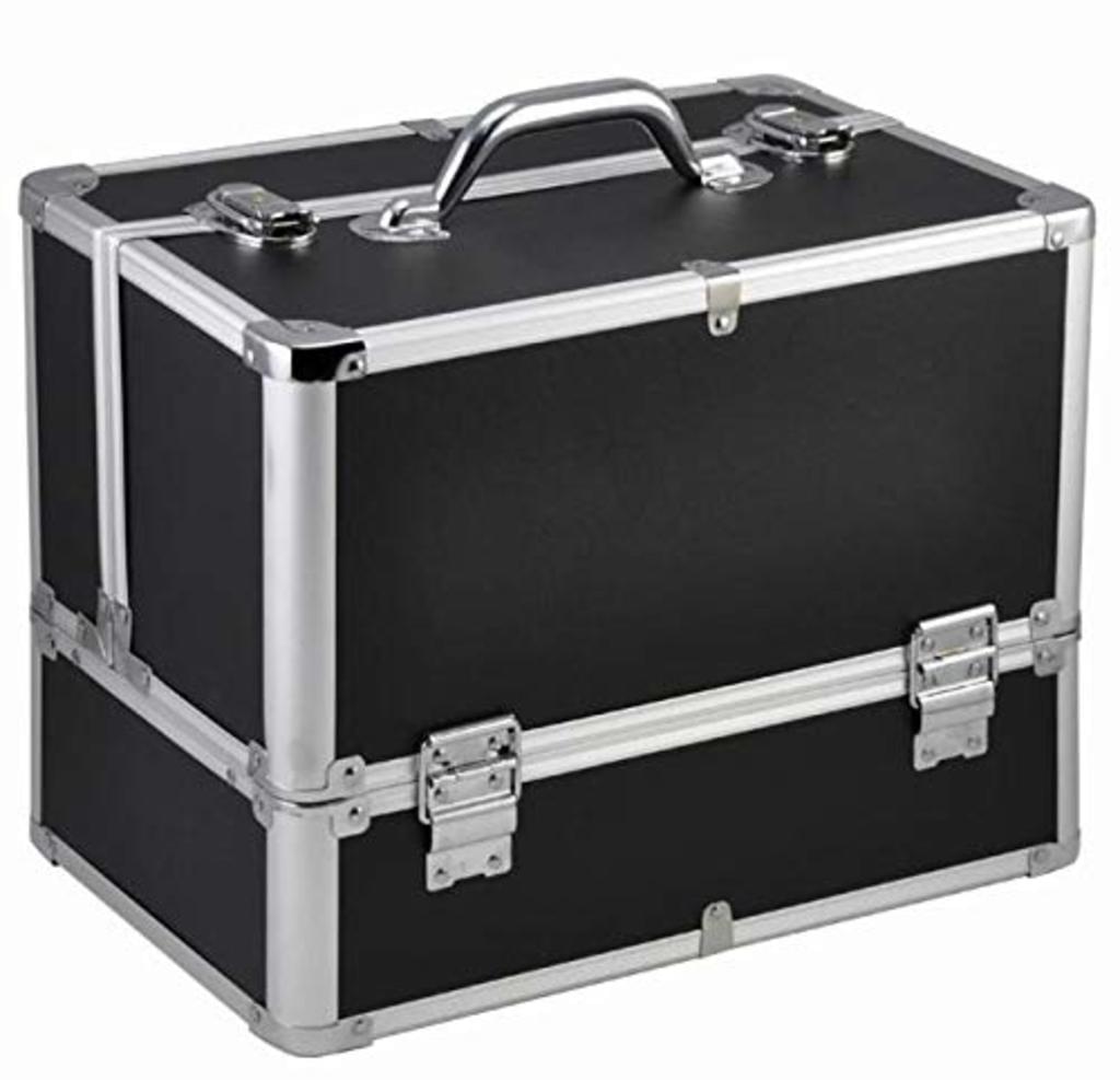 Ráj nehtů Kosmetický kufr LUXURY - XL, černý