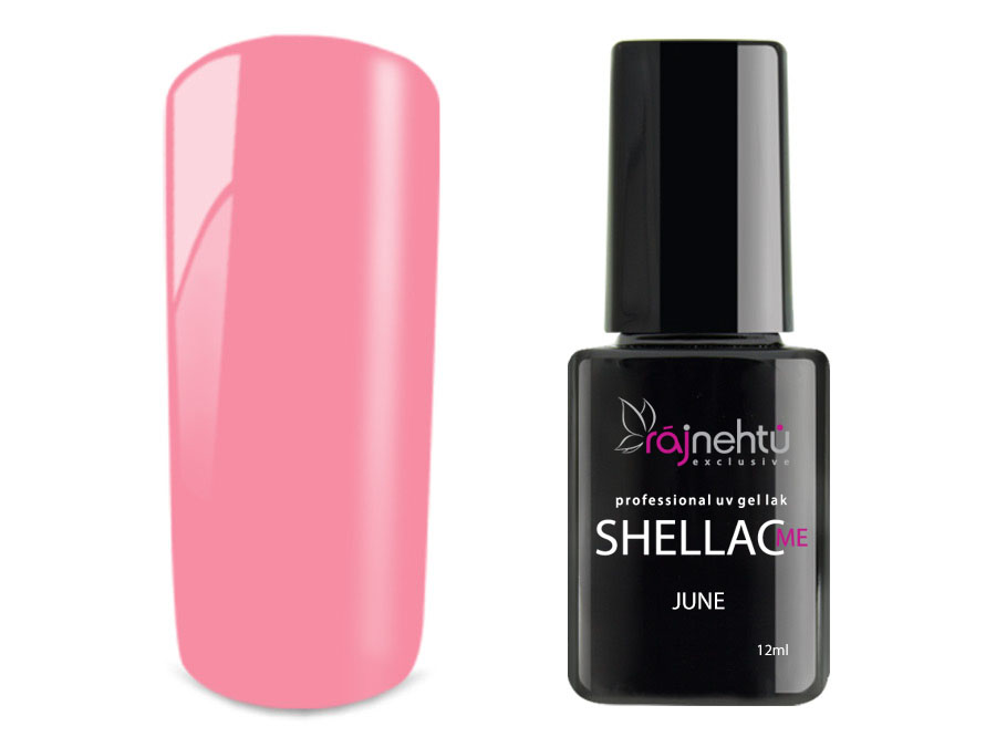 Levně Ráj nehtů UV gel lak Shellac Me 12ml - June