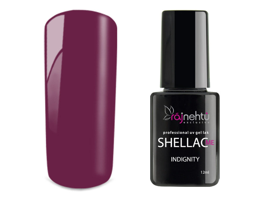 Levně Ráj nehtů UV gel lak Shellac Me 12ml - Indignity