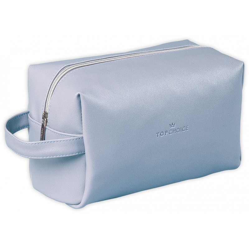 Levně Top Choice Kosmetická taška LEATHER - 96983 Barva: Modrá