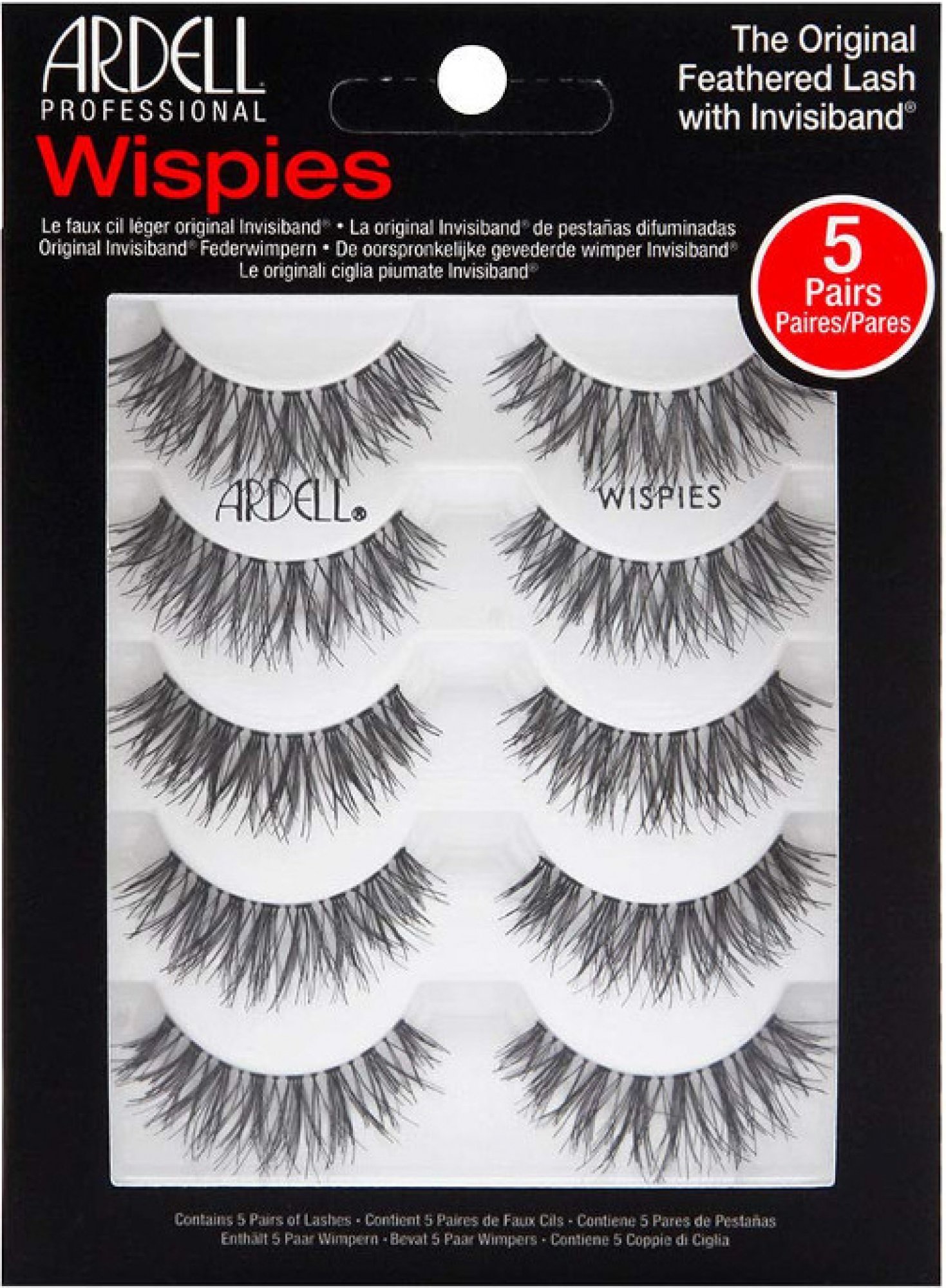 ARDELL Přírodní řasy WISPIES - 5-pack Wispies