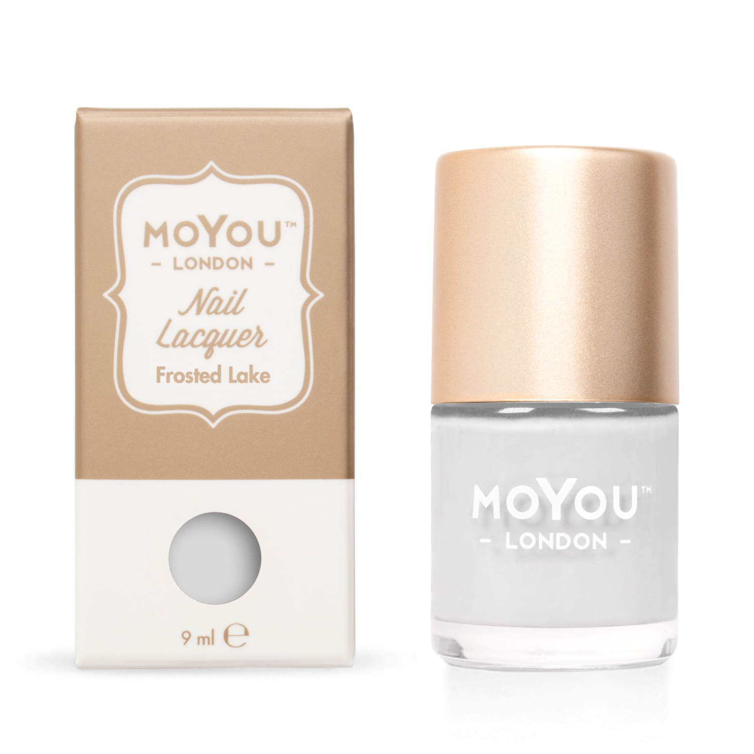 MoYou Razítkovací lak na nehty - Frosted Lake 9ml