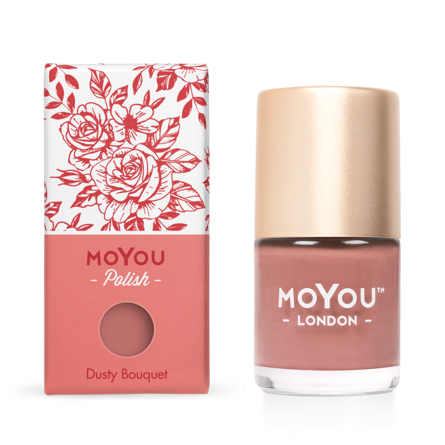 MoYou Razítkovací lak na nehty - Dusty Bouquet 9ml