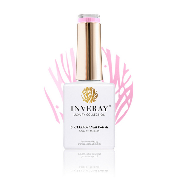 Levně Inveray UV/LED Gel Lak No. 124 BLUSHED