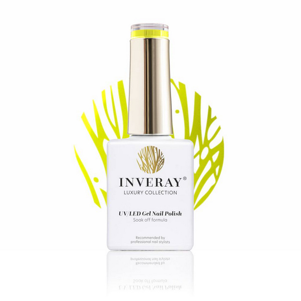 Levně Inveray UV/LED Gel Lak No. 135 ELECTRIC YELLOW