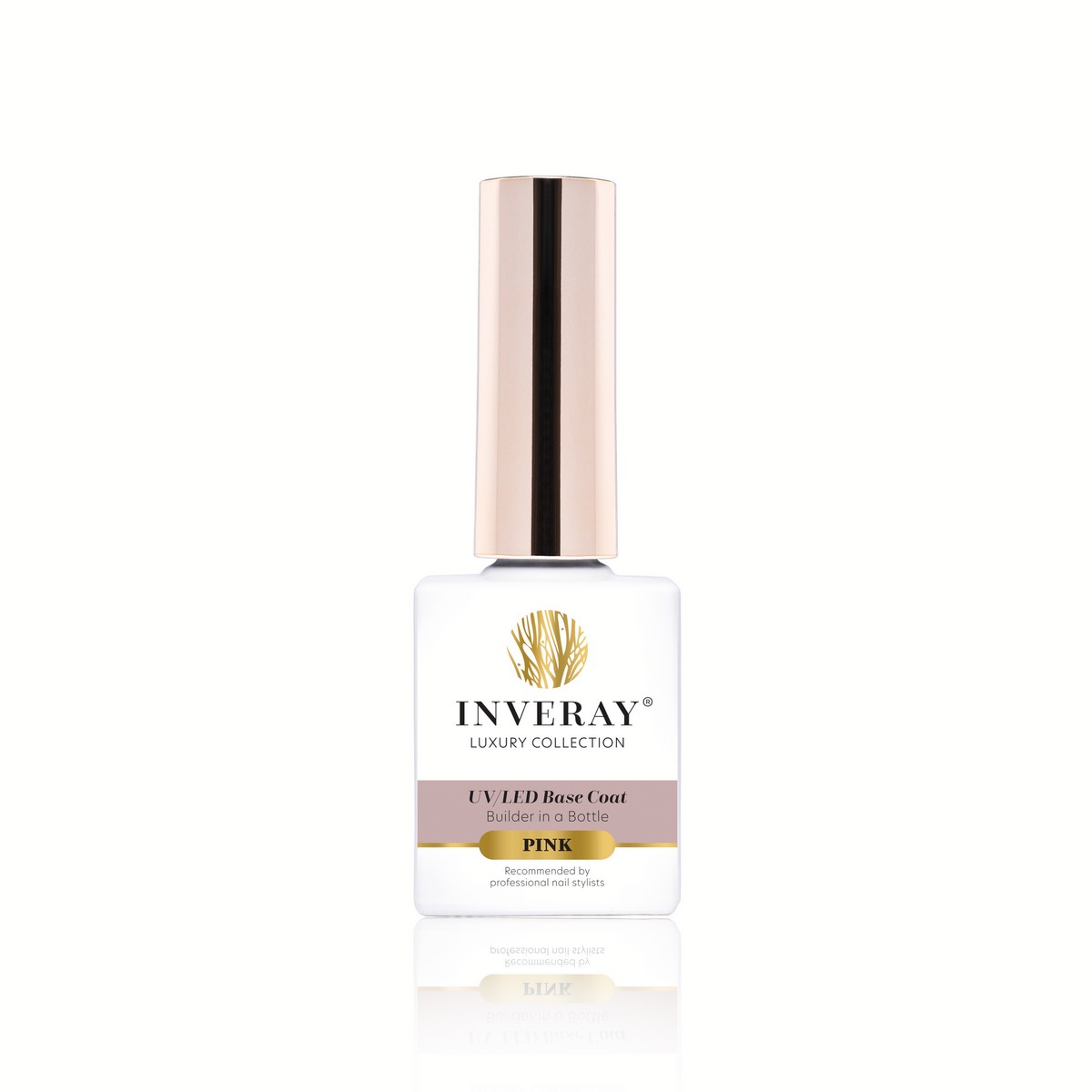 Levně Inveray UV/LED Builder in a Bottle Base Coat PINK 10ml