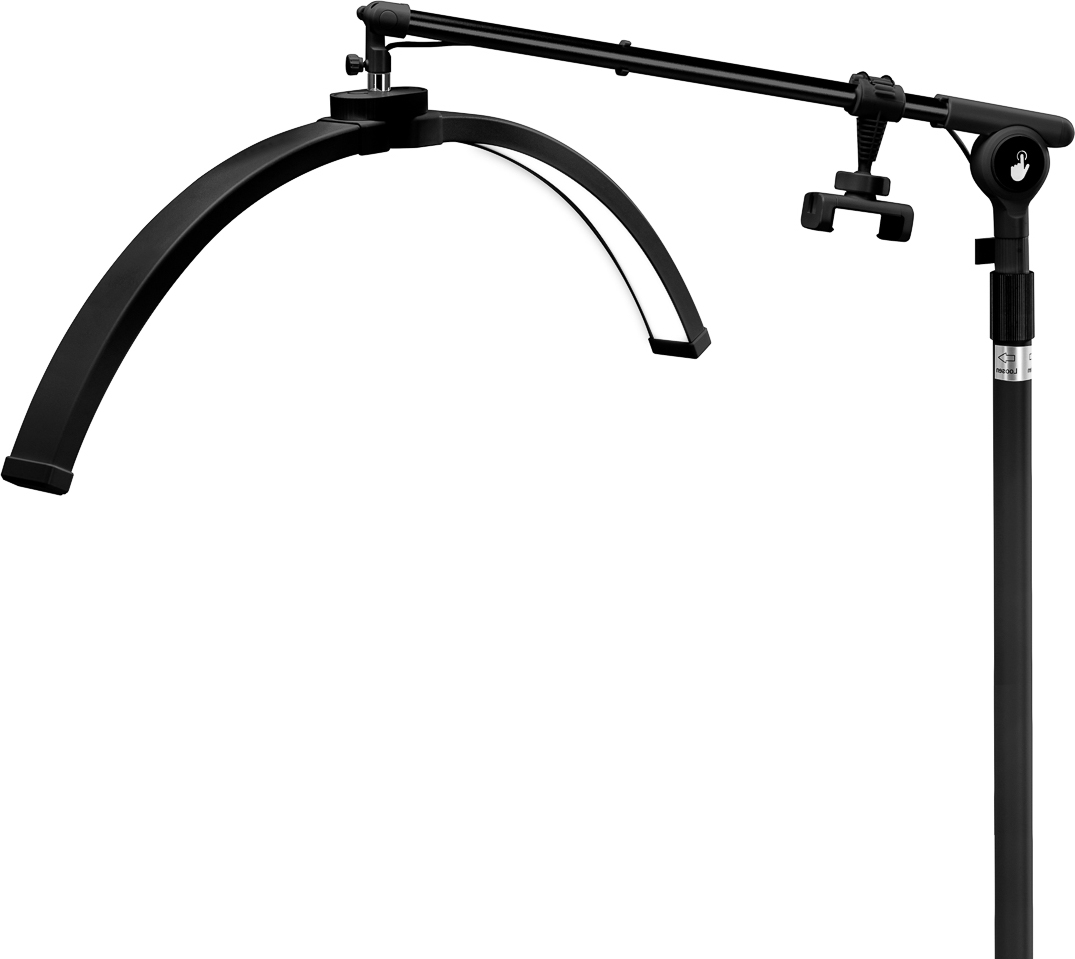 Levně Kosmetická lampa GLOW černá