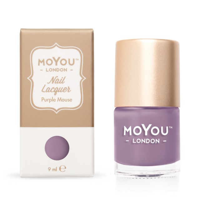 MoYou Razítkovací lak na nehty - Purple Mouse 9 ml