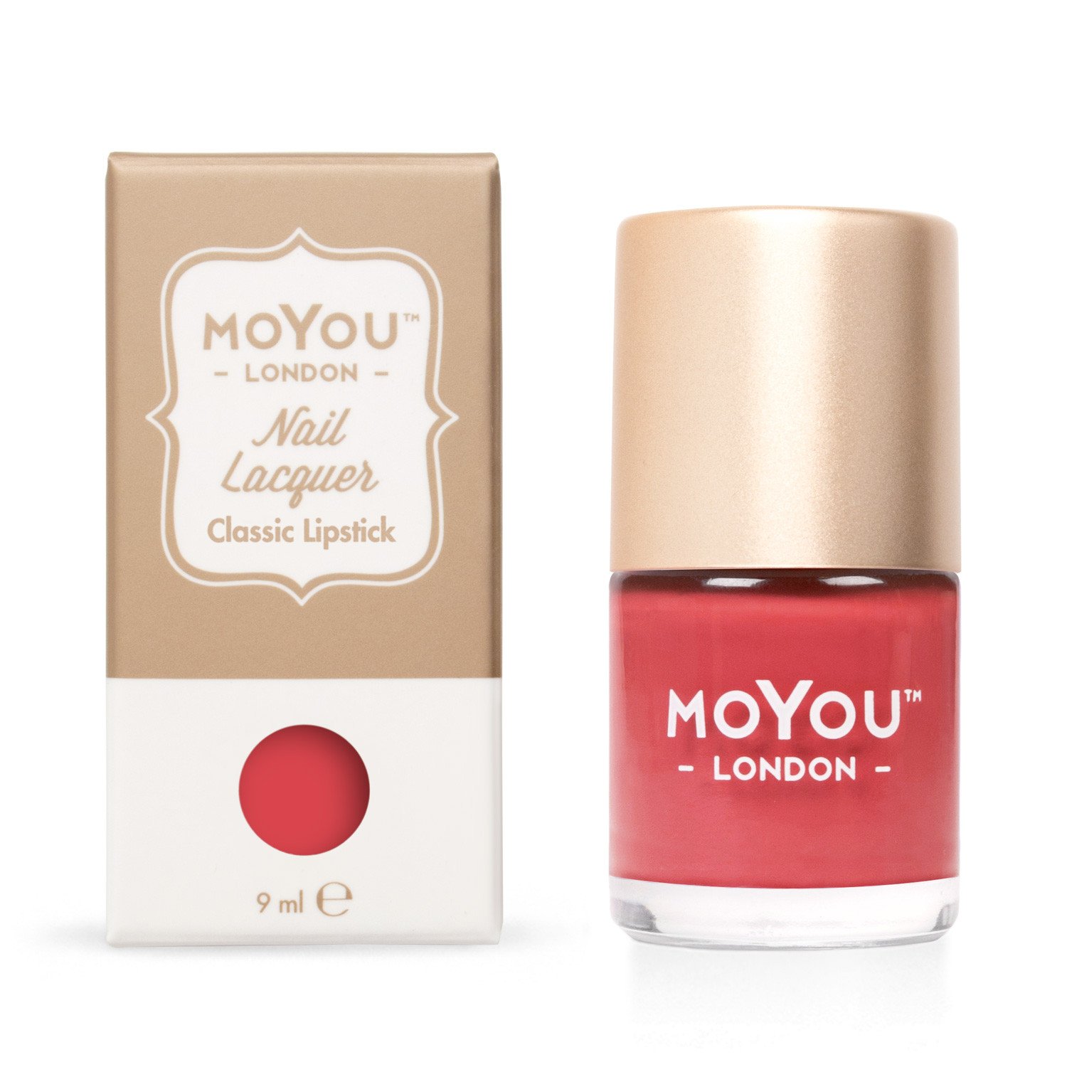 MoYou Razítkovací lak na nehty - Classic Lipstick 9 ml