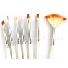 Štětce na nehtovou modeláž - sada 7 ks