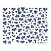 Samolepky na nehty - modré, srdíčka