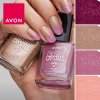 AVON Lak na nehty Crushed Crystals OPULENT CRIMSON