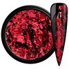 Zdobící vločky - Foil Flakes Red