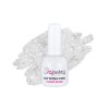 UV gel lak TOP NoWipe Shiny Flakes Silver 15ml