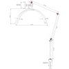 Stolní lampa Glow MX3 bílá 20 W