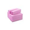 Pilník blok barevný - růžový 10 ks