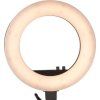 Kruhové světlo Glow 18" 48W LED černá