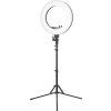 Kruhové světlo Glow 18" 48W LED černá