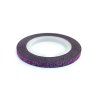 Zdobící páska 3mm - glitter fialová
