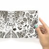 4.Colouring book doodles page