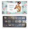 tropical nail art image plate 08