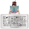 literature nail art design 03