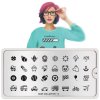 1.Geek nail art design 14