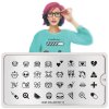 1.Geek nail art design 13