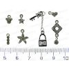 Ozdoba nehtu - Piercing zámek a klíč