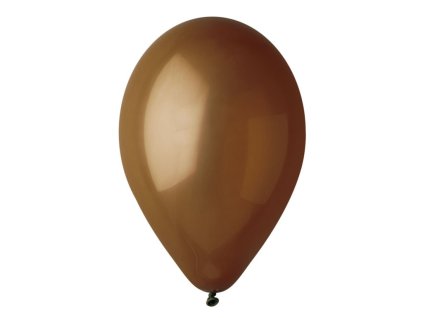 Latexový balónek 30cm hnědý 1 ks